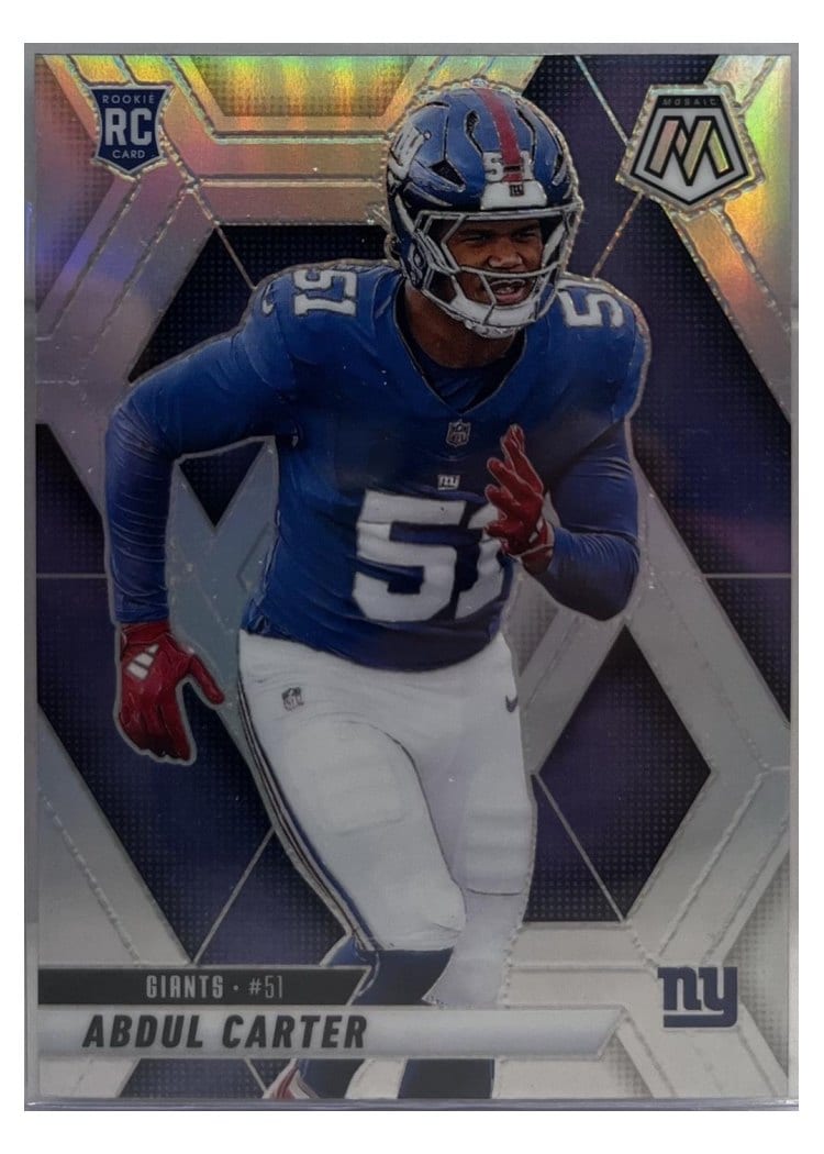2025 Panini Mosaic Base Set Abdul Carter #317 card