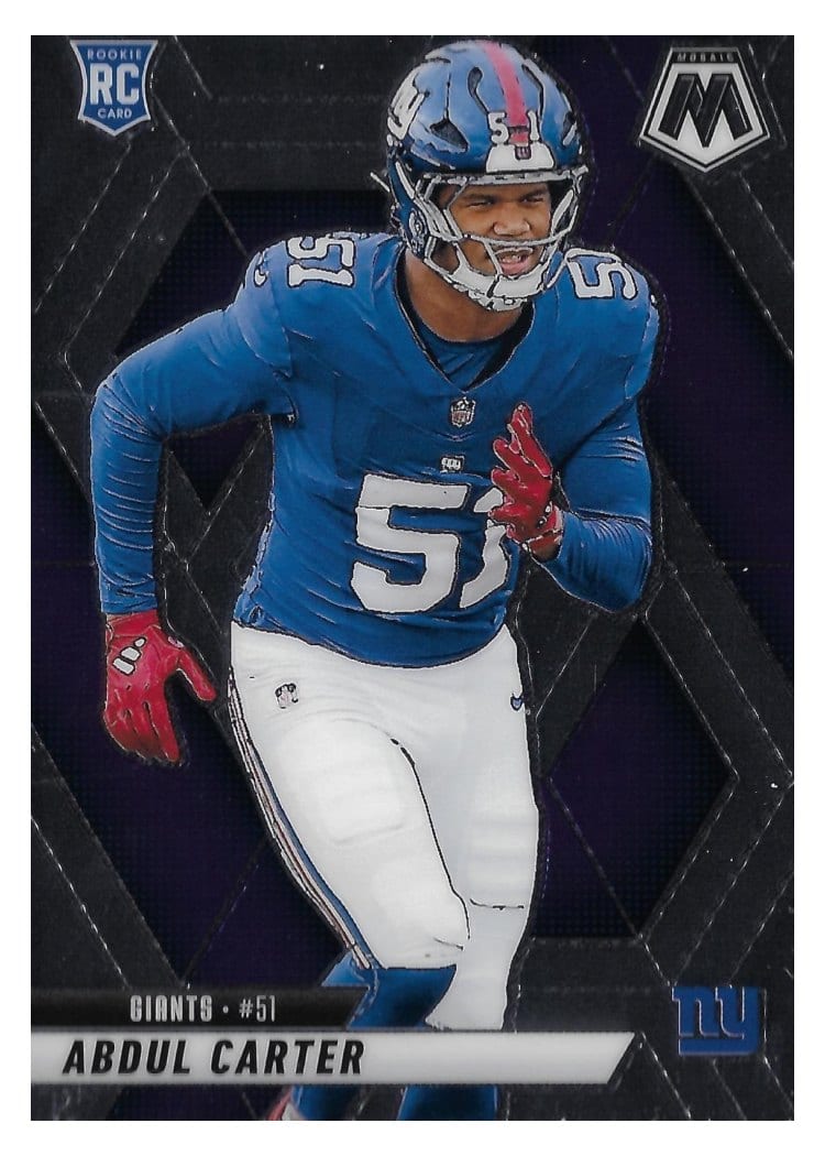 2025 Panini Mosaic Base Set Abdul Carter #317 card