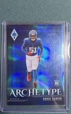 2025 Panini Phoenix Archetype Abdul Carter #17 card