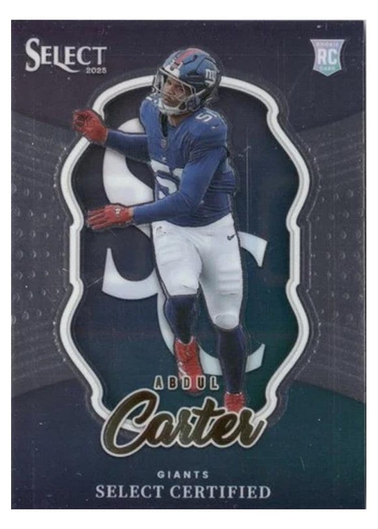 2025 Panini Select Select Certified Rookies Abdul Carter #3 card