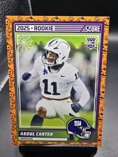 2025 Score-A-Treat Base Rookies Pumpkin Abdul Carter #16 card
