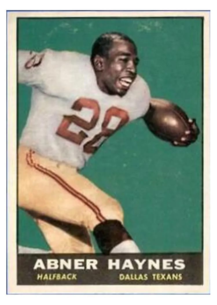 1961 Topps Abner Haynes #133 card
