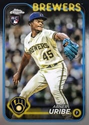 2024 Topps Chrome Base Set Abner Uribe #276 card