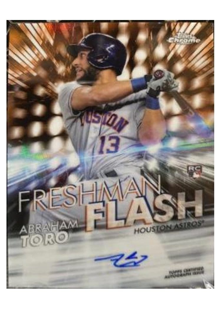 2020 Topps Chrome Freshman Flash Autograph Abraham Toro #FFA-AT card