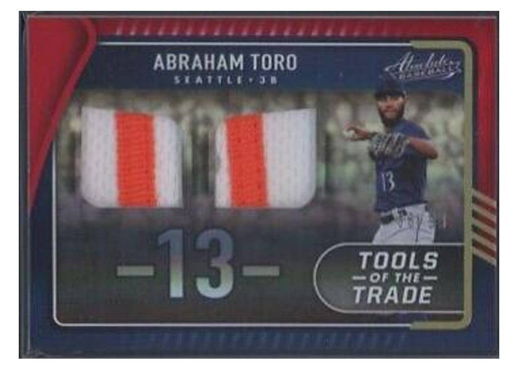 2022 Panini Absolute Tools of the Trade 2 Swatch Abraham Toro #TTT2-AT card