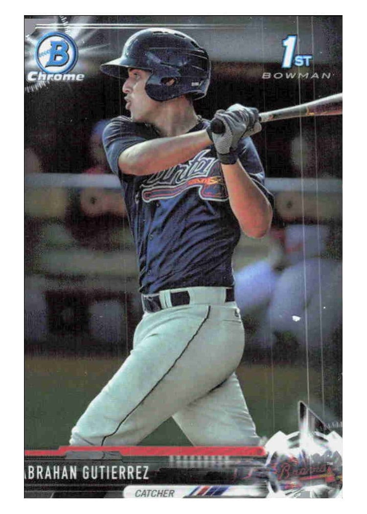 2017 Bowman Chrome Prospects Abrahan Gutierrez #BCP78 card