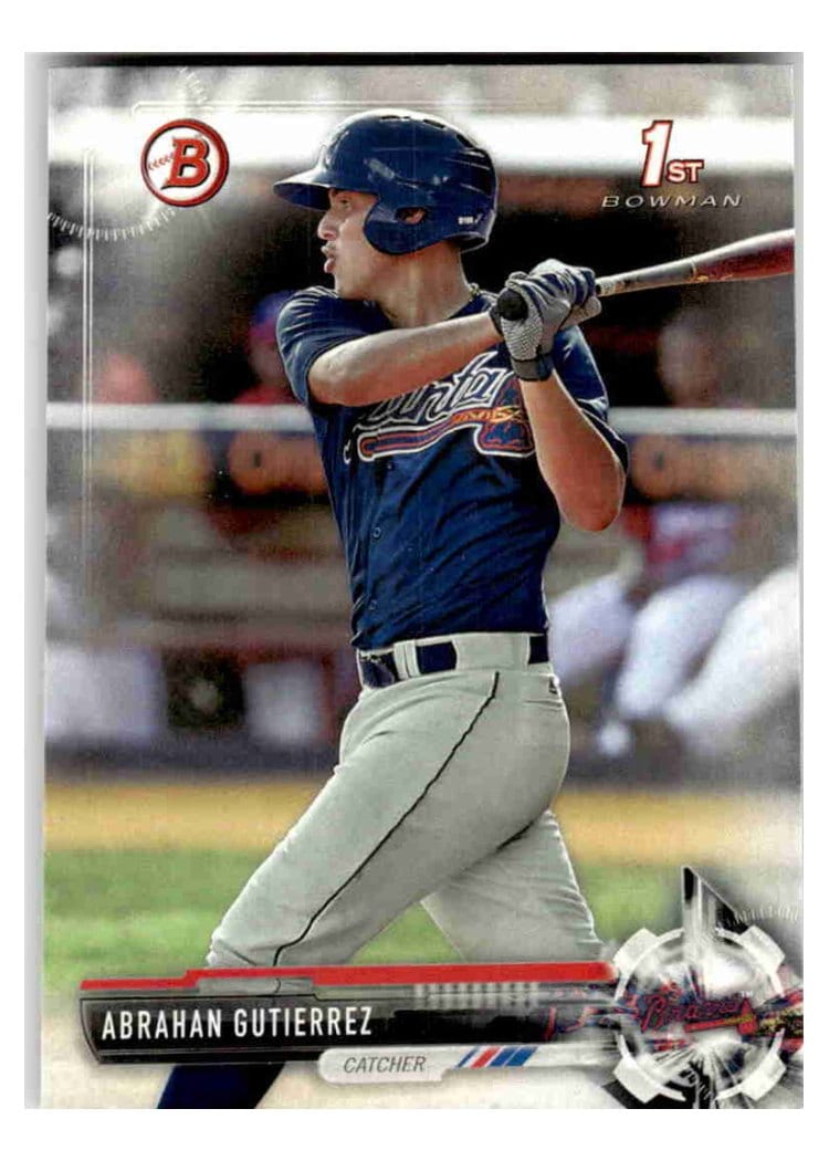 2017 Bowman Prospects Abrahan Gutierrez #BP78 card
