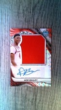 2024-25 Bowman's Best University Prospect Jumbo Relic Autographs Ace Bailey #PJRA-AB