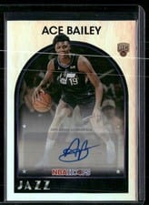 2025-26 NBA Hoops 1989 Hoops Signatures Ace Bailey #89S-AB card