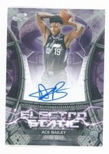2025-26 Topps Cosmic Chrome Electro Static Signatures Ace Bailey #ESS-AB