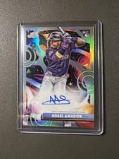 2025 Topps Cosmic Chrome Cosmic Chrome Autographs Adael Amador #CCA-AA card