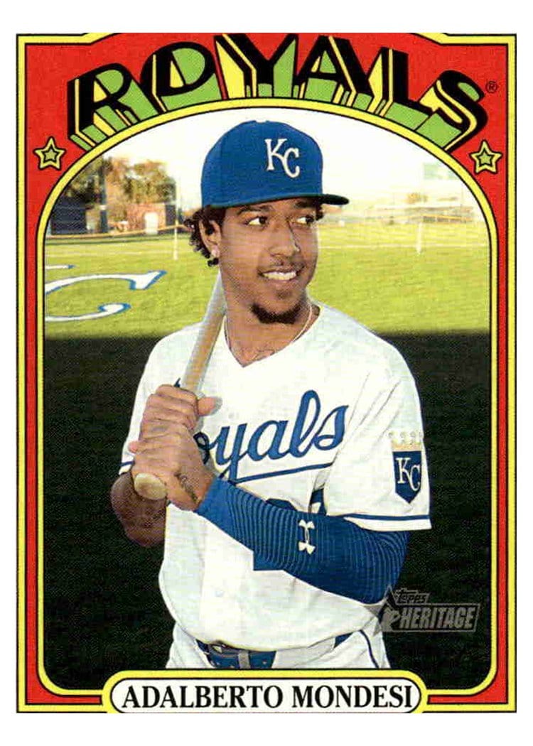 2021 Topps Heritage Base Set Adalberto Mondesi #55 card