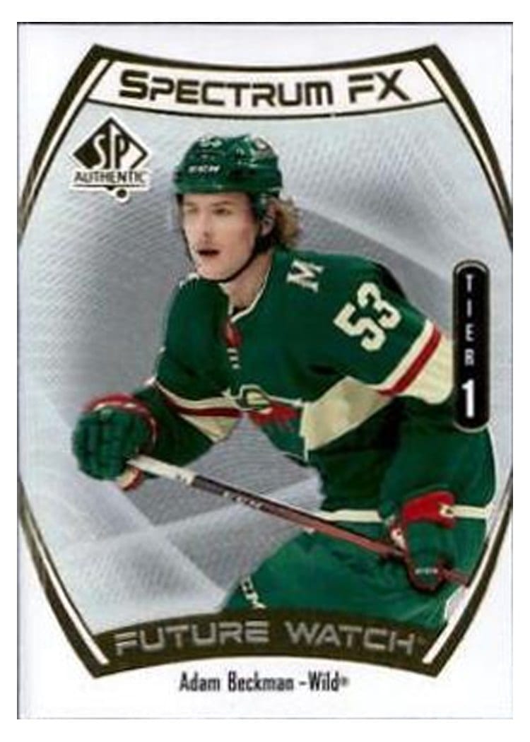 2021-22 SP Authentic Spectrum FX Adam Beckman #S-58 card