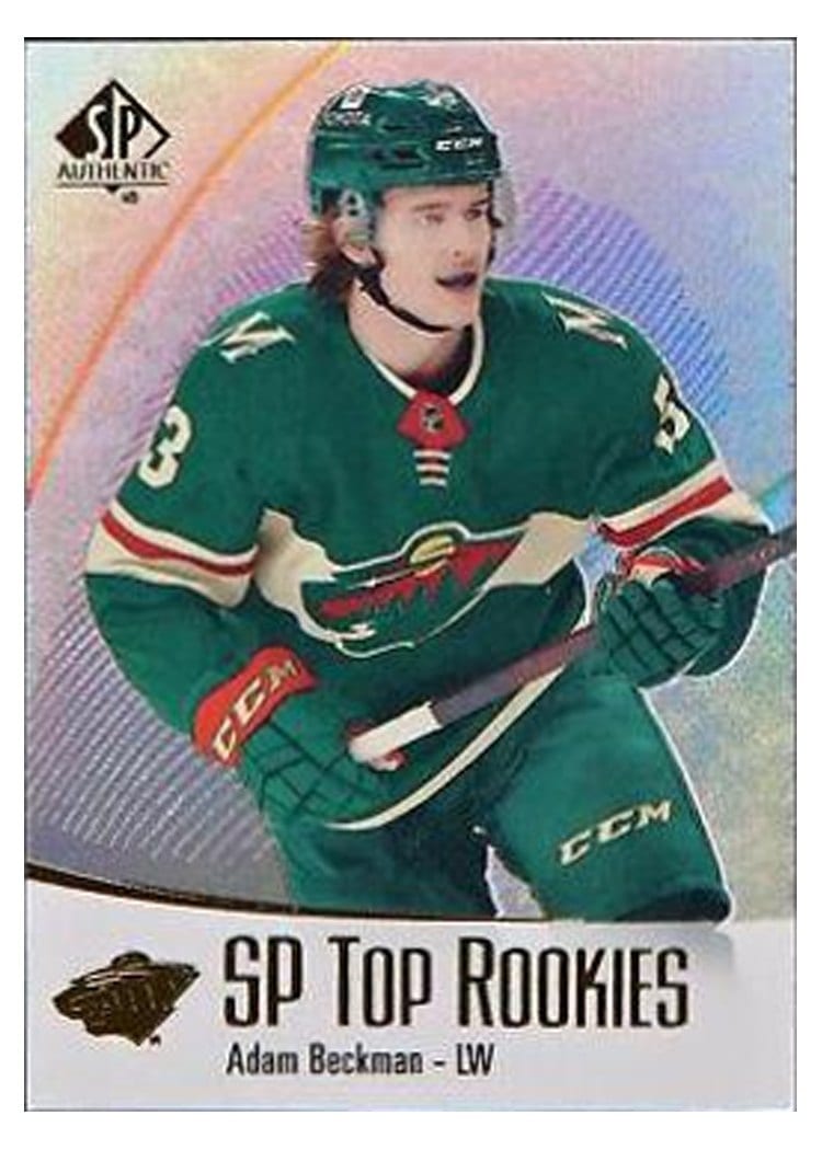 2021-22 SP Authentic Top Rookies Adam Beckman #TR-35 card