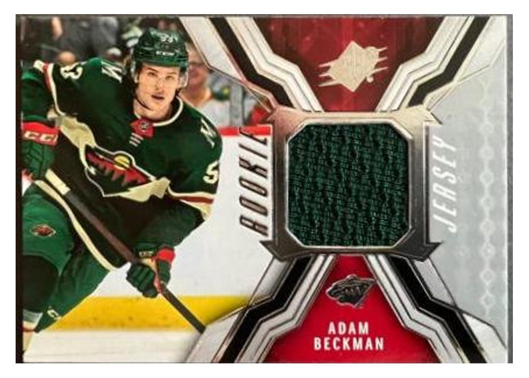 2021-22 SPx Rookie Jersey Adam Beckman #RJ-AD card