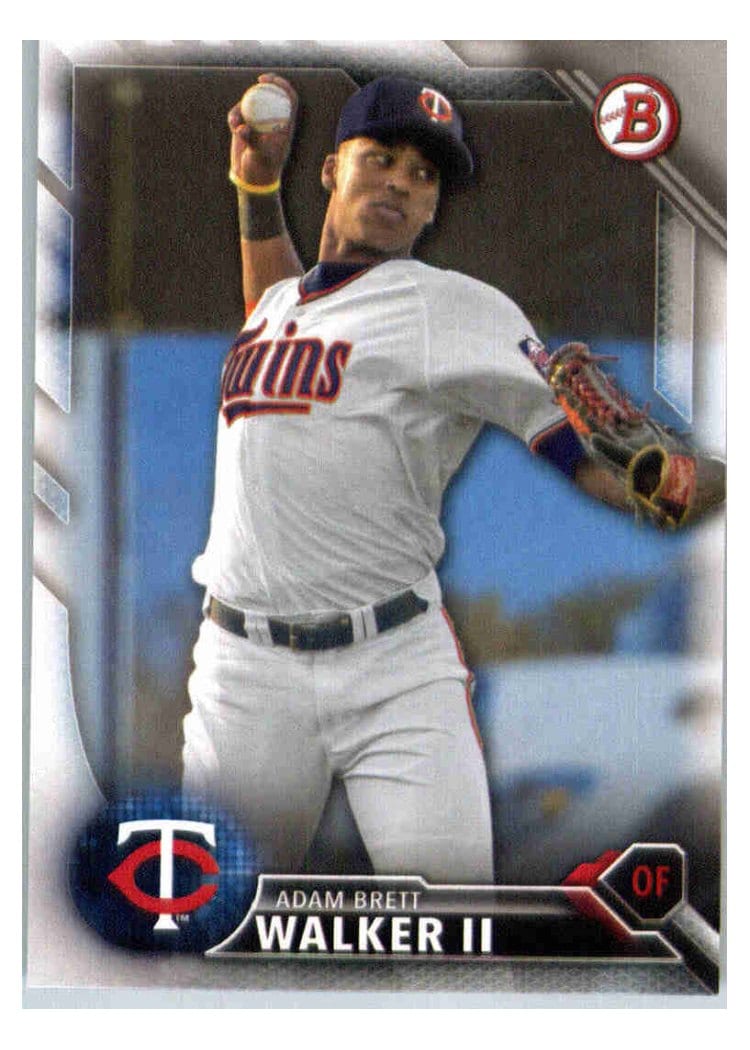 2016 Bowman Prospects Adam Brett Walker II #BP135 card