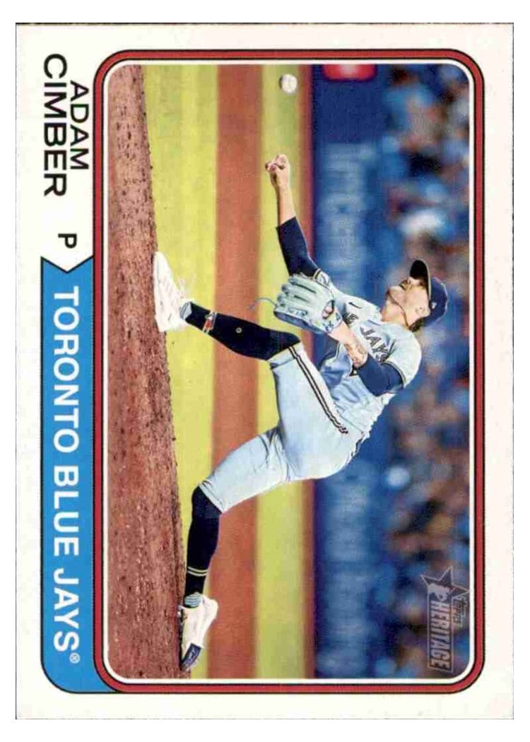 2023 Topps Heritage Base Set Adam Cimber #161