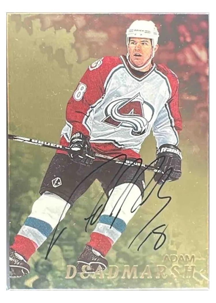 1998 Be a Player Adam Deadmarsh #36 card