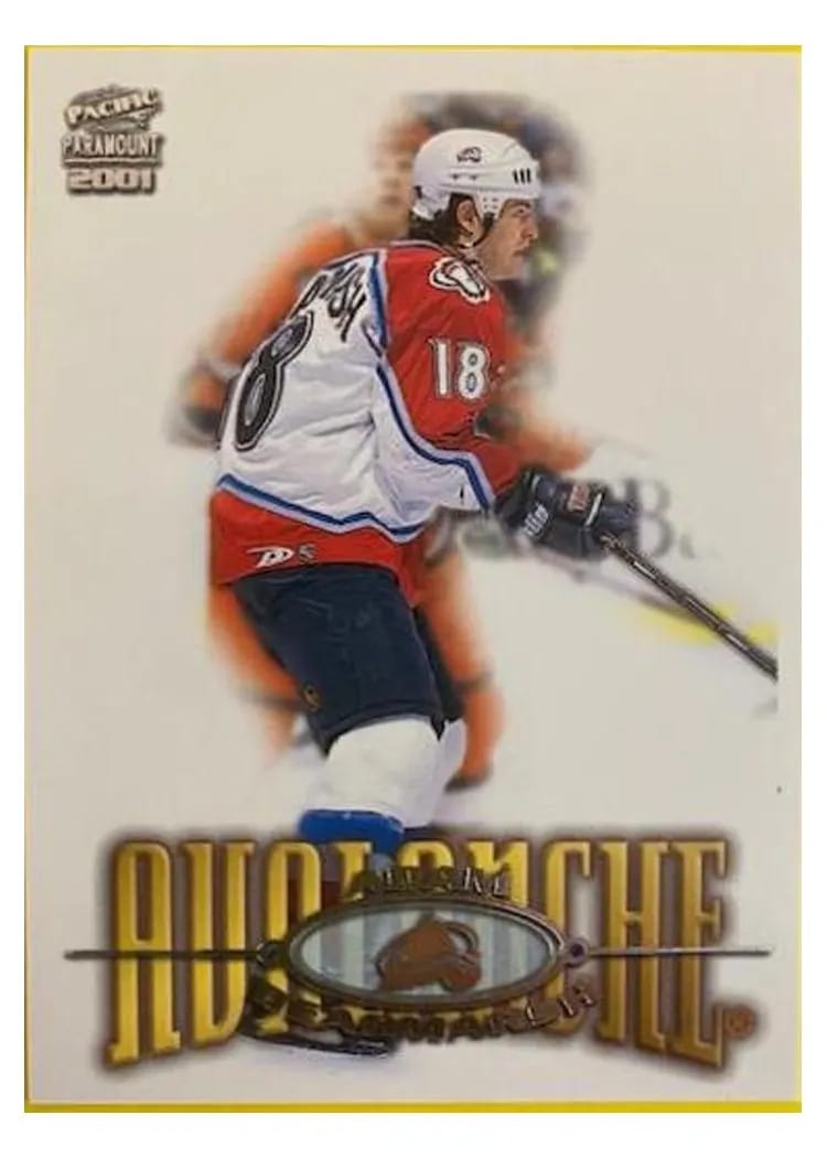 2000 Pacific Paramount Adam Deadmarsh #57 card