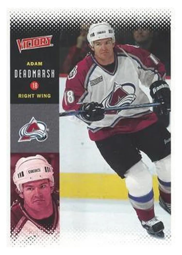 2000 Upper Deck Victory Adam Deadmarsh #64 card