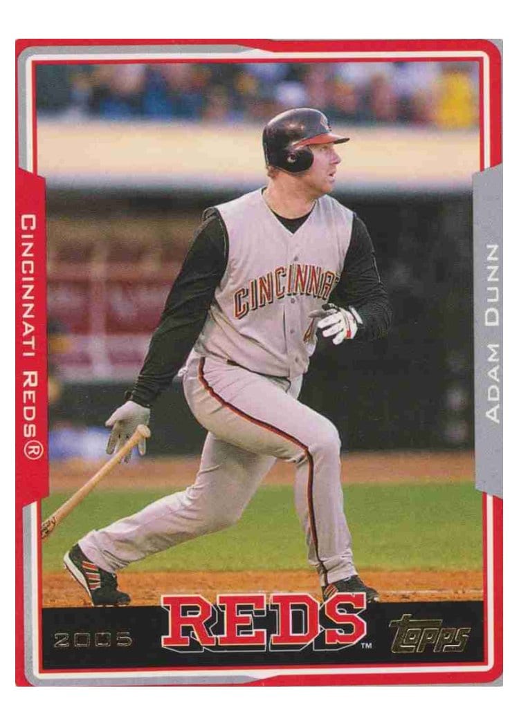 2005 Topps Base Set Adam Dunn #80 card