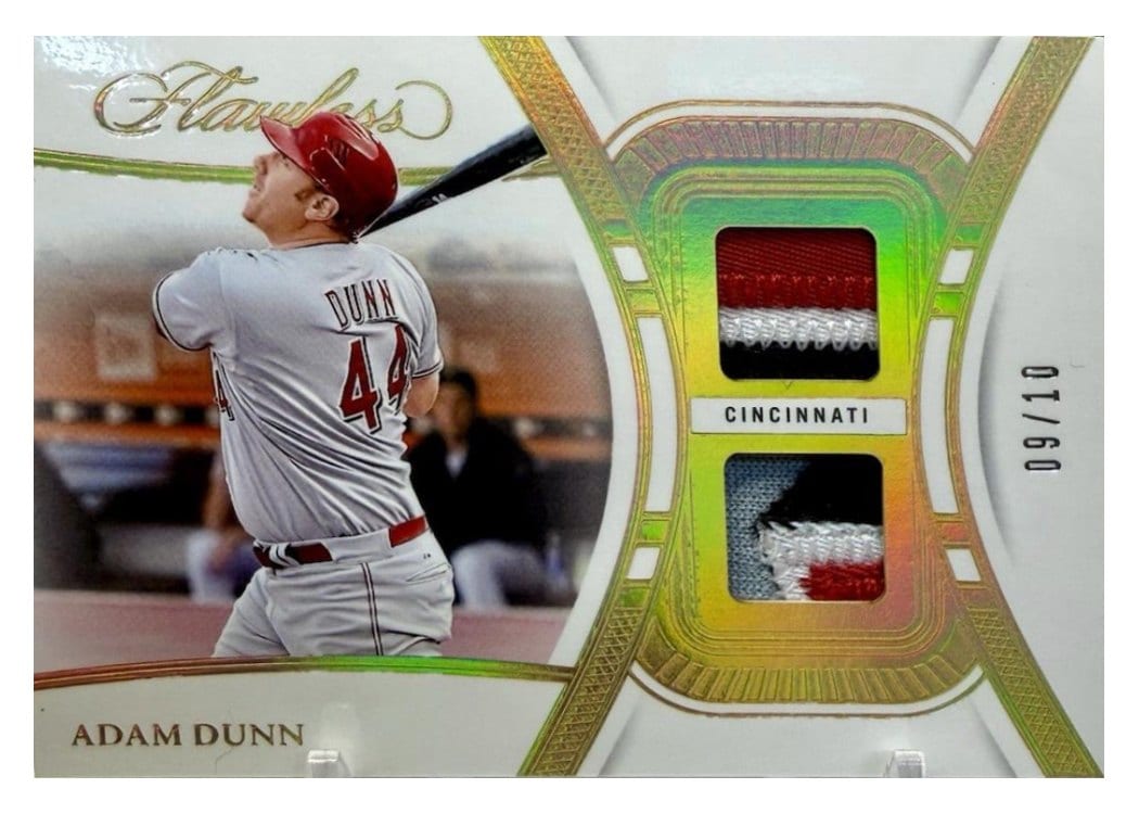 2024 Panini Flawless Dual Patches Adam Dunn #DU-ADN card
