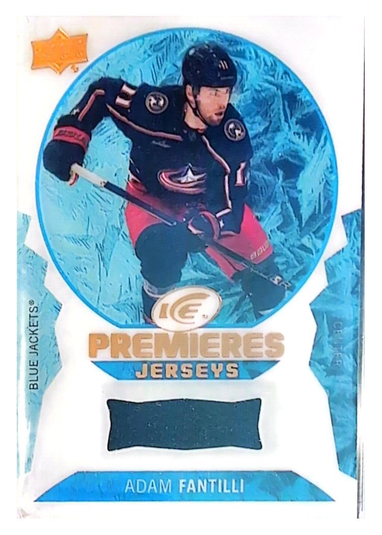 2023-24 Upper Deck Ice Ice Premieres Jerseys Adam Fantilli #IPJ-AF card