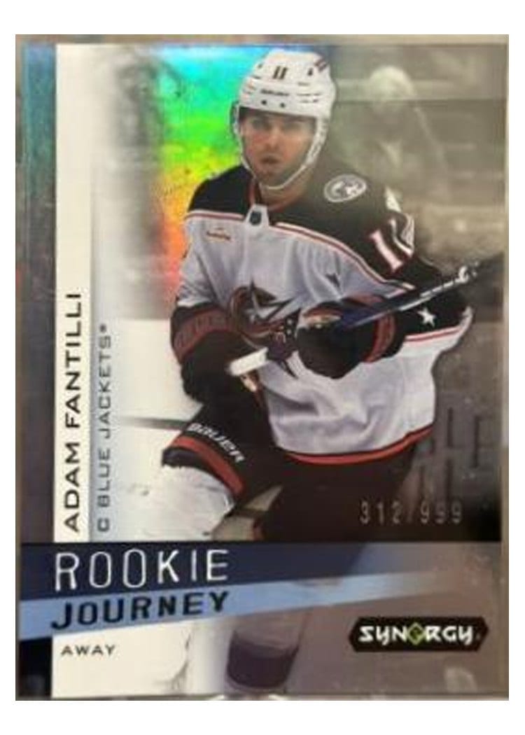 2023-24 Upper Deck Synergy Rookie Journey Away Adam Fantilli #RJ-11 card