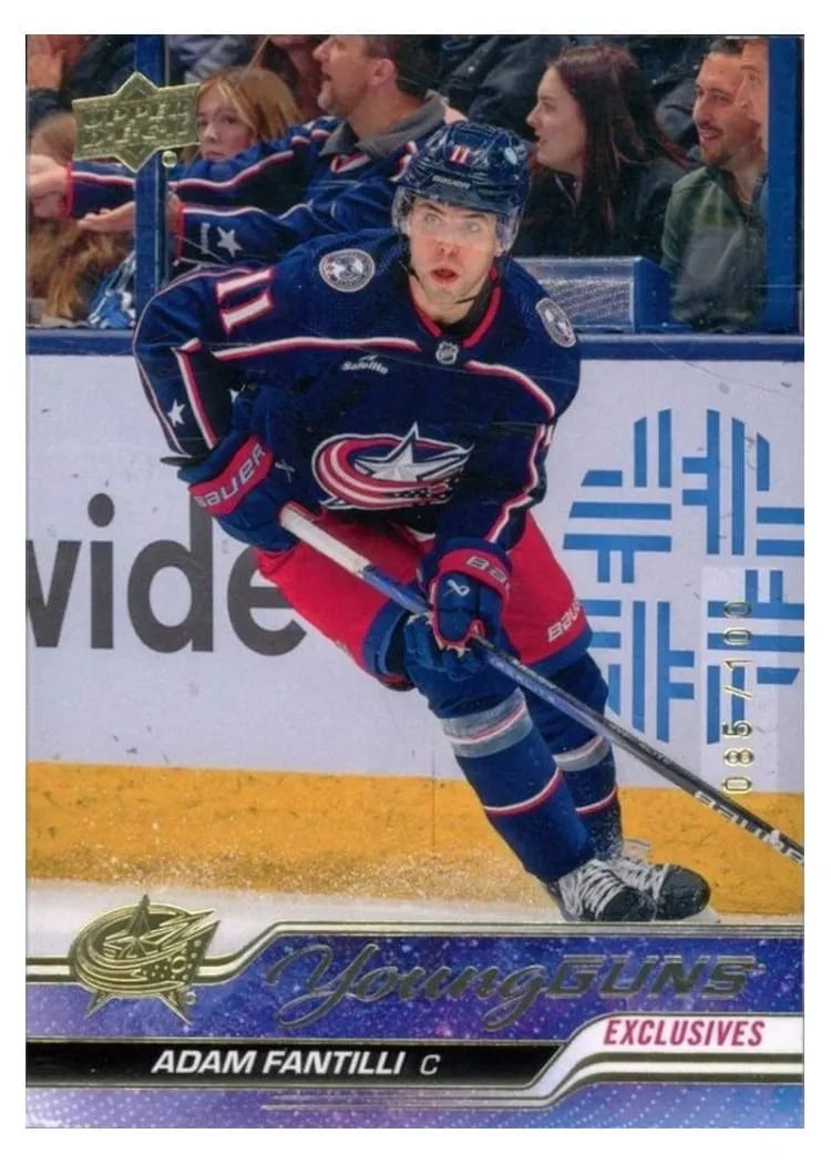 2023 Upper Deck Adam Fantilli #711 card