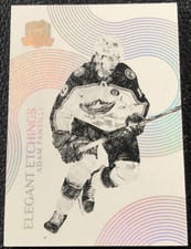 2024-25 Upper Deck The Cup Elegant Etchings Adam Fantilli #EL-AF card