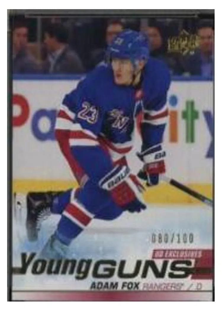 2019 Upper Deck Adam Fox #228 card
