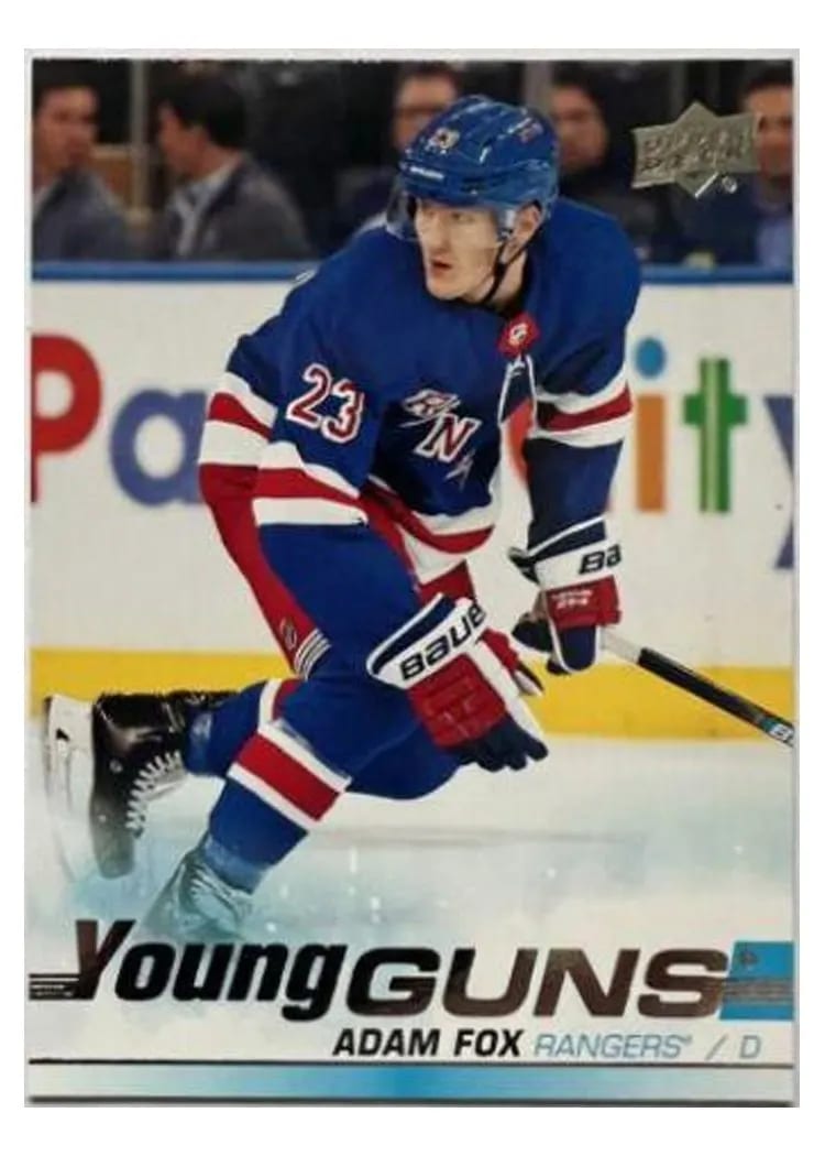 2019 Upper Deck Adam Fox #228 card