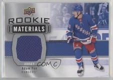 2019 Upper Deck Rookie Materials Adam Fox #RM-AF card
