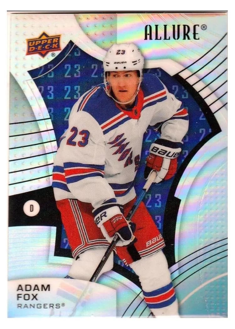 2021-22 Upper Deck Allure Base Set Adam Fox #5 card