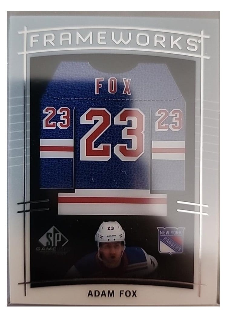 2024-25 SP Game Used Frameworks Adam Fox #F-AF card