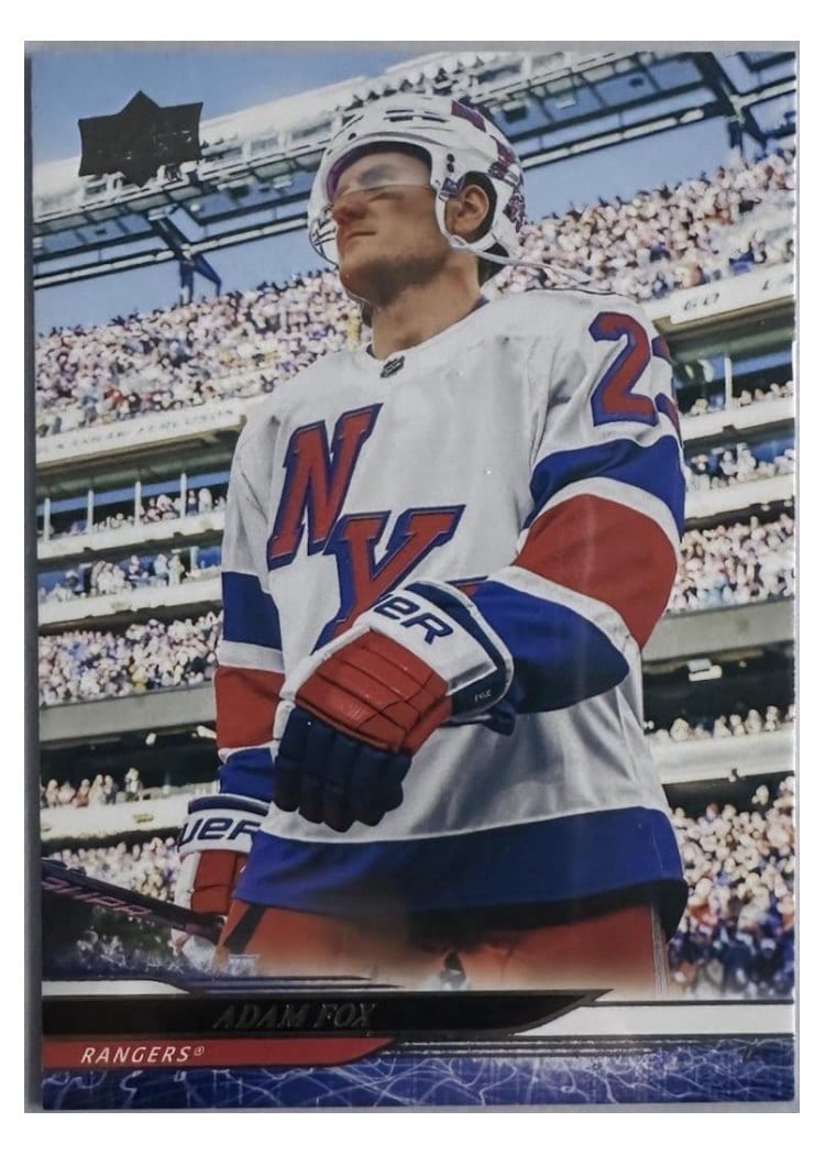 2024-25 Upper Deck Base Set Adam Fox #589 card