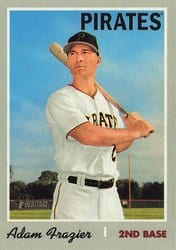 2019 Topps Heritage Base Set Adam Frazier #631 card