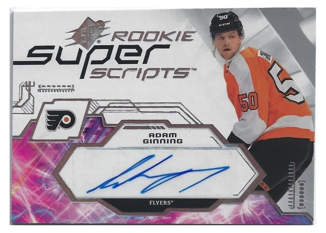 2023-24 SPx Rookie Superscripts Adam Ginning #SSR-AG card