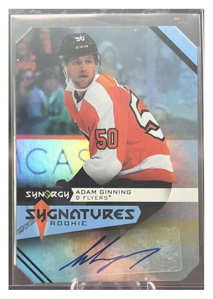 2023-24 Upper Deck Synergy Rookie Sygnatures Adam Ginning #S-AG card
