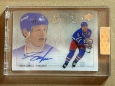 2023-24 Upper Deck Clear Cut Clearly Revered Autos Adam Graves #CR-AG