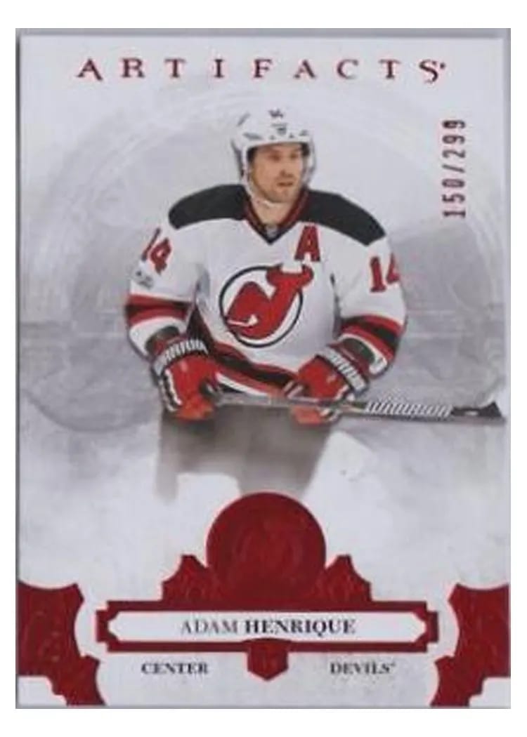2017-18 Upper Deck Artifacts Base Set Adam Henrique #1 card