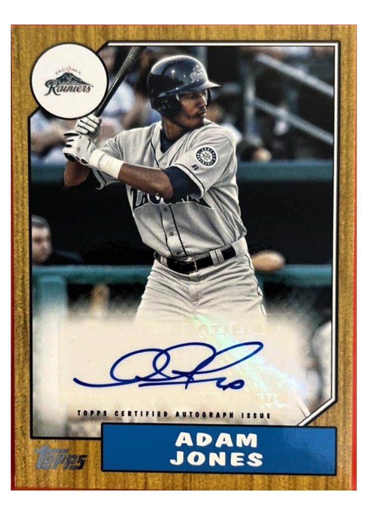 2024 Topps Pro Debut MiLB Legends Autograph Adam Jones #MILB-AJ card