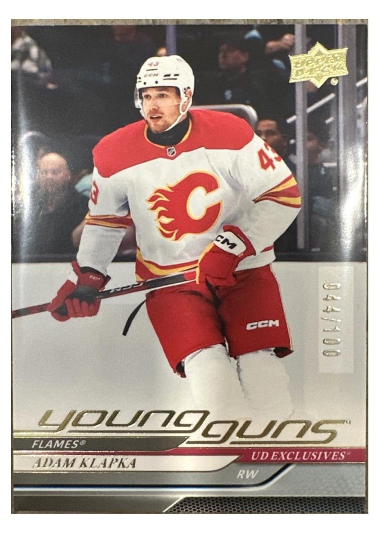 2024-25 Upper Deck Base Set Adam Klapka #460 card