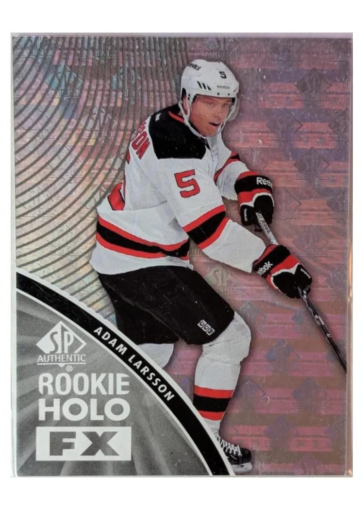 2011 SP Authentic Adam Larsson #RFX17 card