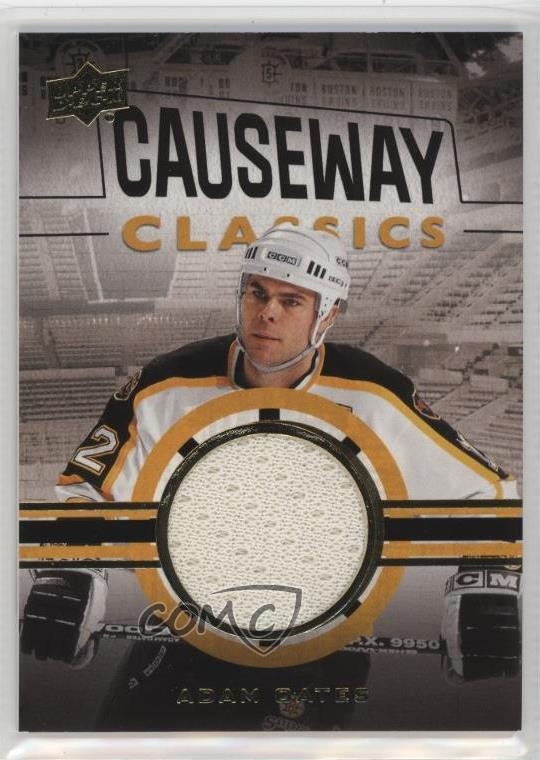 2023-24 Upper Deck Boston Bruins Centennial Causeway Classics Relics Adam Oates #CL-AO card