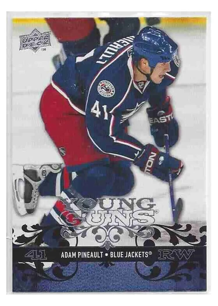 2008 Upper Deck Adam Pineault #206 card