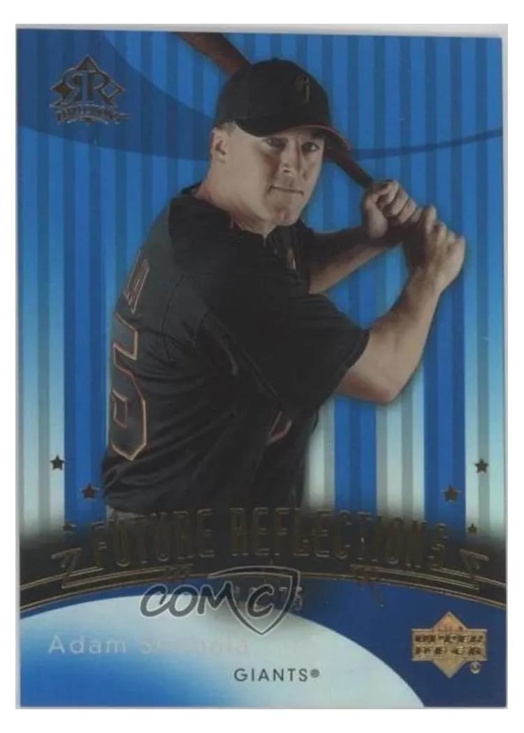 2005 Upper Deck Reflections Adam Shabala #201 card