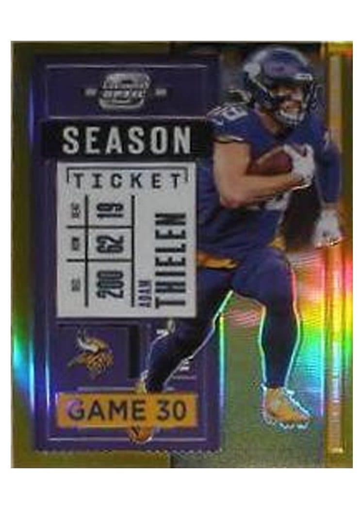 2020 Panini Contenders Optic Base Set Adam Thielen #38 card