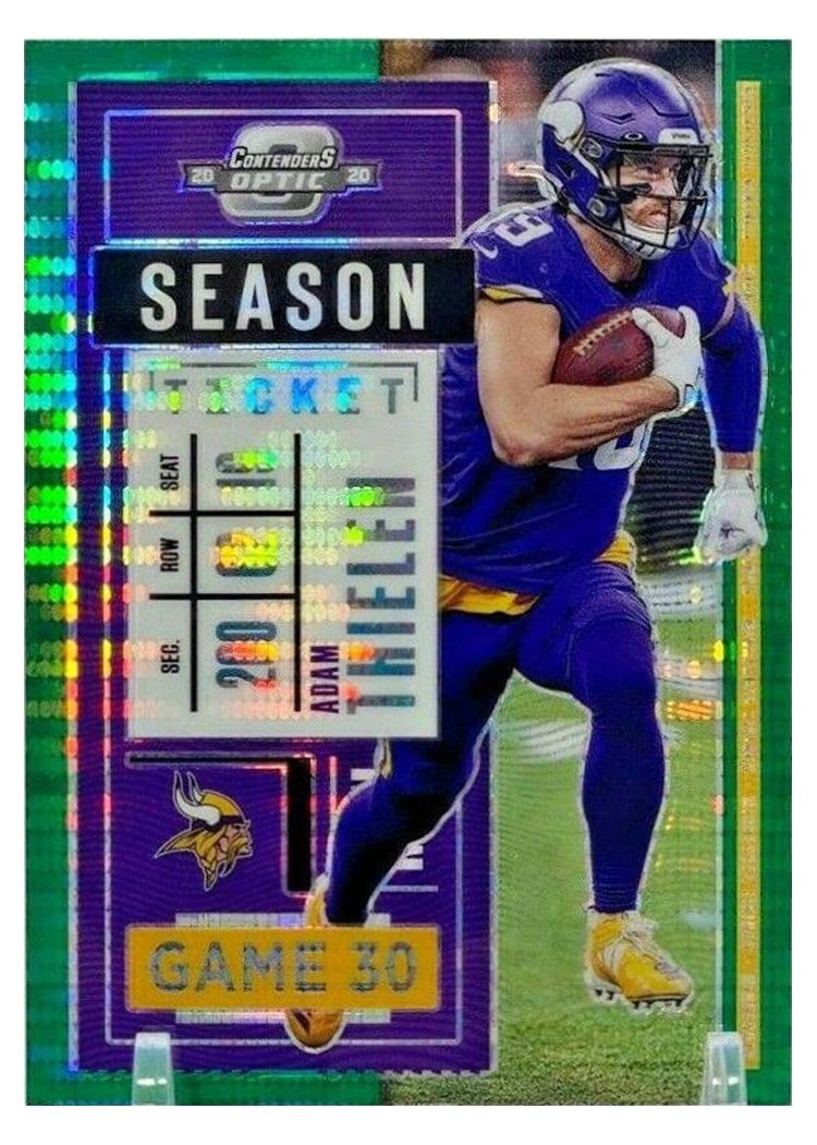 2020 Panini Contenders Optic Base Set Adam Thielen #38 card