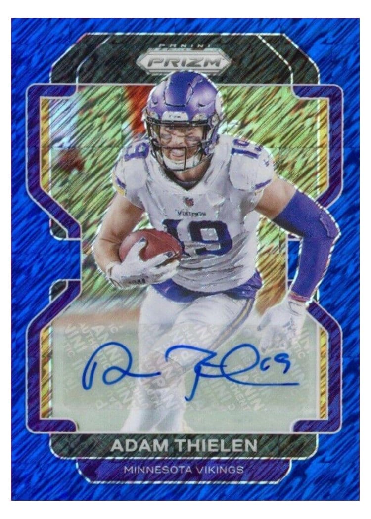 2021 Panini Prizm Base Set Adam Thielen #126 card